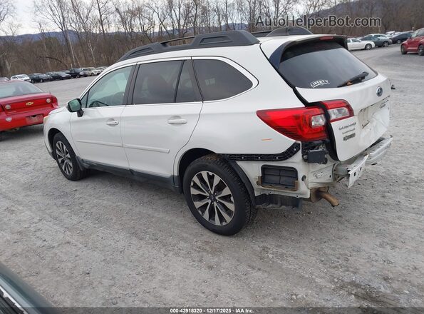 4S4BSENC5G3356404 2016 SUBARU OUTBACK Белый Задняя левая четверть
