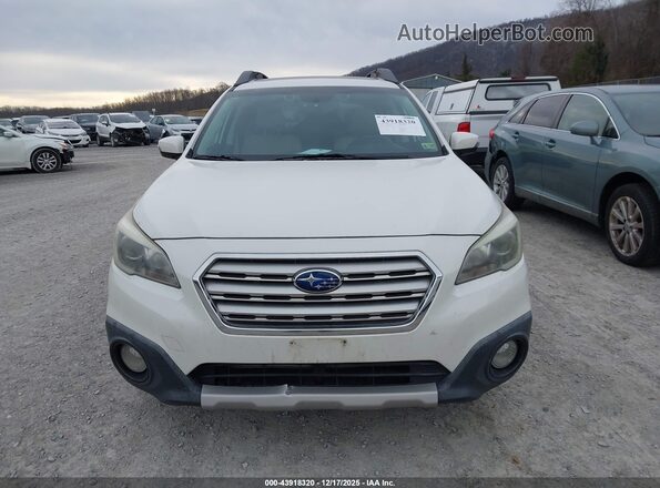 4S4BSENC5G3356404 2016 SUBARU OUTBACK Белый Вид задней части салона