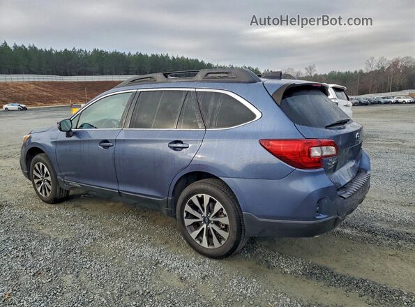 4S4BSENC7G3318379 2016 SUBARU OUTBACK Синий Задняя левая четверть