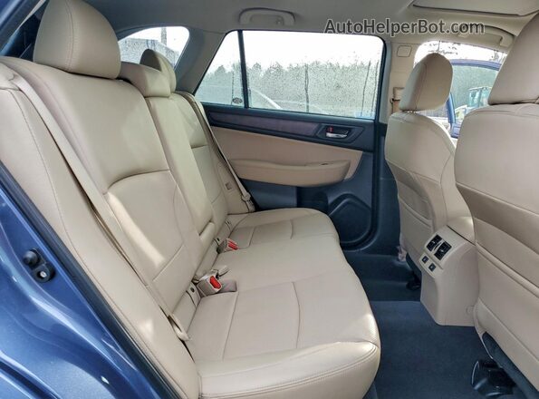 4S4BSENC7G3318379 2016 SUBARU OUTBACK Синий Вид задней части салона