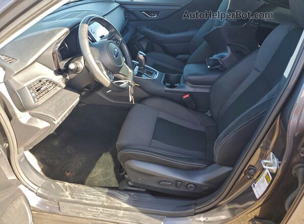 4S4BTACC6N3128319 2022 SUBARU OUTBACK Gray Widok wnętrza z przodu