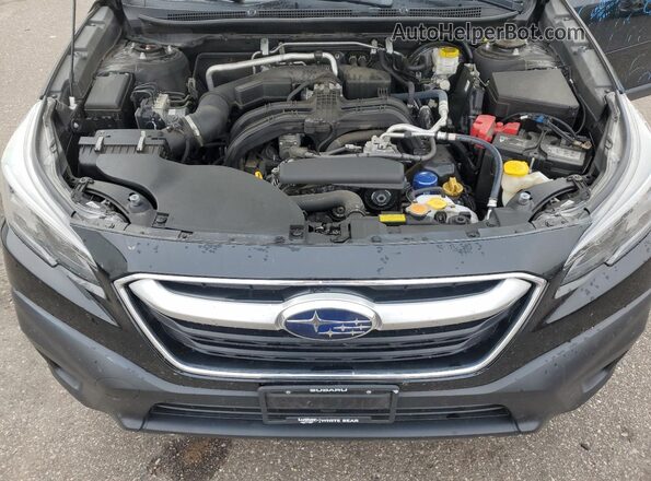 4S4BTADC0M3199366 2021 SUBARU OUTBACK Black Vista del compartimento del motor