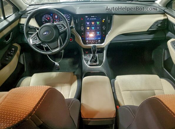 4S4BTADC1M3216482 2021 SUBARU OUTBACK Tan Առջևի վահանակի տեսք