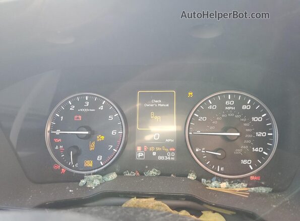 4S4BTADC5R3278460 2024 SUBARU OUTBACK Blue Widok zestawu wskaźników