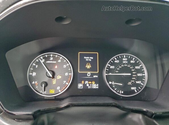 4S4BTADC8N3137358 2022 SUBARU OUTBACK Gray Вид щитка приладів