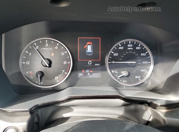 4S4BTADCXN3219902 2022 SUBARU OUTBACK White Instrument cluster view