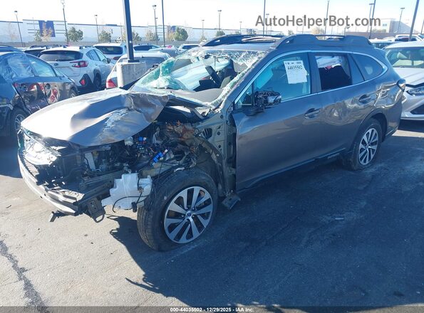 4S4BTAFC2N3170871 2022 SUBARU OUTBACK Gray Передня ліва чверть