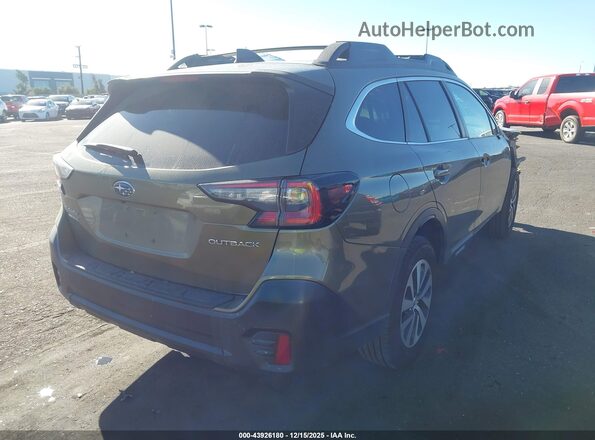 4S4BTAFC3N3246971 2022 SUBARU OUTBACK Green Rear right
