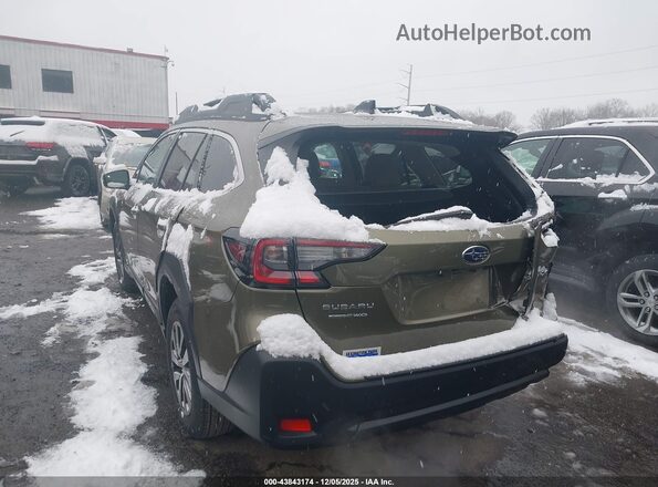 4S4BTAFC5R3220359 2024 SUBARU OUTBACK Зеленый Вид спереди