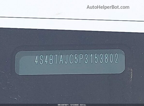 4S4BTAJC5P3153802 2023 SUBARU OUTBACK Синий 