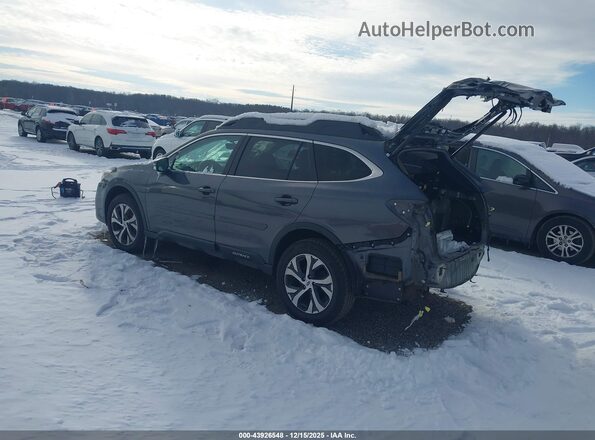 4S4BTAMC2M3138066 2021 SUBARU OUTBACK Gray Задня ліва чверть