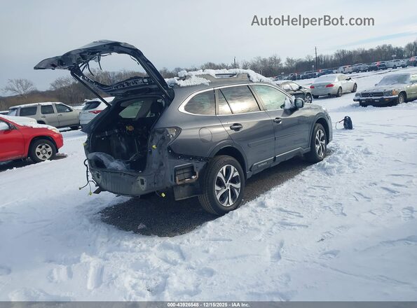 4S4BTAMC2M3138066 2021 SUBARU OUTBACK Gray Задня права чверть