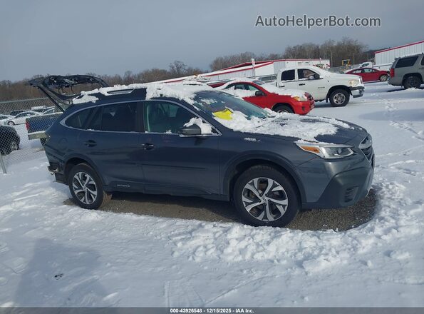 4S4BTAMC2M3138066 2021 SUBARU OUTBACK Gray Вид задньої частини салону