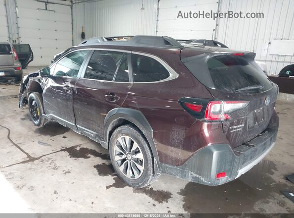 4S4BTANC1R3239718 2024 SUBARU OUTBACK Burgundy უკანა მარცხენა