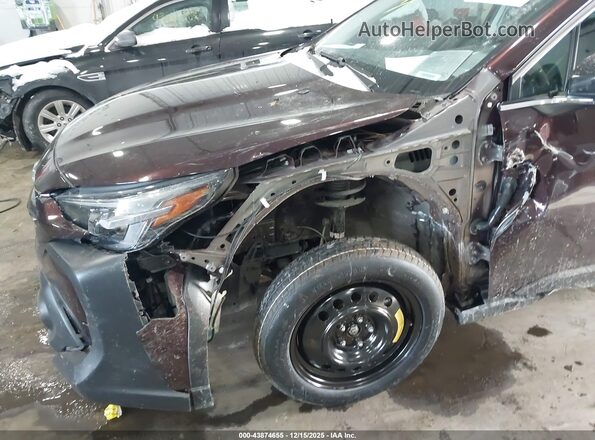 4S4BTANC1R3239718 2024 SUBARU OUTBACK Burgundy წინა ხედი