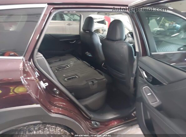 4S4BTANC1R3239718 2024 SUBARU OUTBACK Burgundy VIN კოდის სტიკერის ხედი
