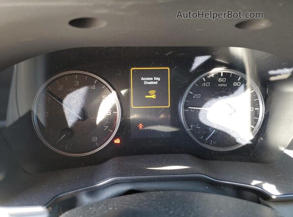 4S4BTANC7L3250892 2020 SUBARU OUTBACK Silver Instrument cluster view