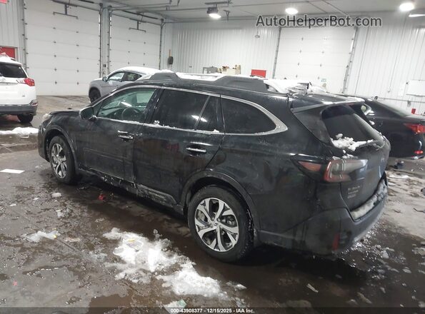 4S4BTAPC6M3197214 2021 SUBARU OUTBACK Black Задня ліва чверть