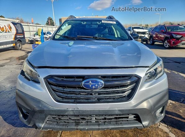 4S4BTGJD6M3149166 2021 SUBARU OUTBACK Silver Դիմացի տեսք