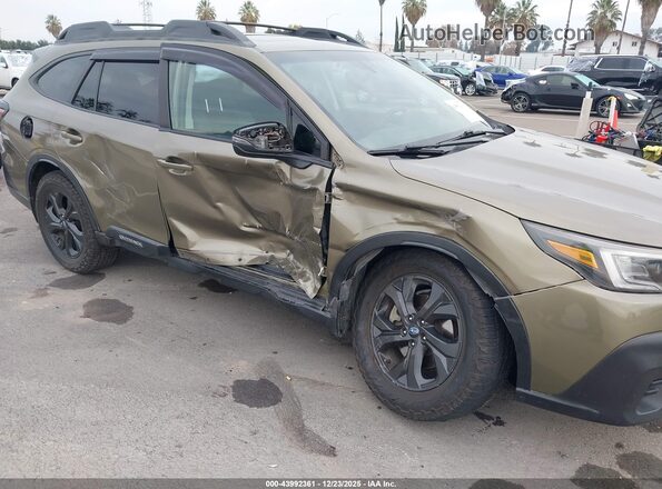 4S4BTGKD3L3246063 2020 SUBARU OUTBACK Green Դիմացի տեսք
