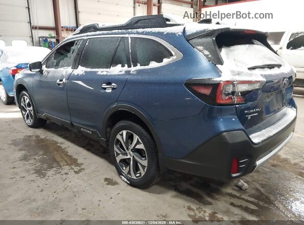 4S4BTGPD3N3197524 2022 SUBARU OUTBACK Blue Rear left