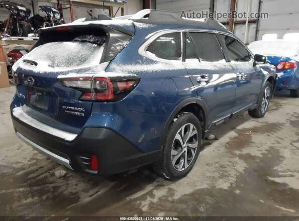 4S4BTGPD3N3197524 2022 SUBARU OUTBACK Blue Rear right