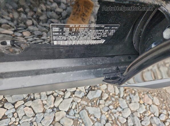 4S4BTGPD4S3298499 2025 SUBARU OUTBACK Black Widok naklejki z numerem VIN