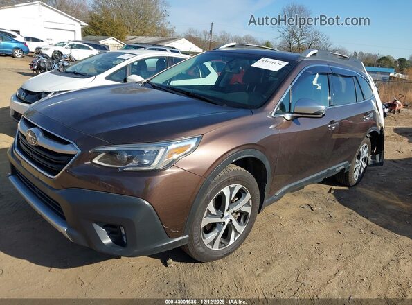 4S4BTGPD6M3220860 2021 SUBARU OUTBACK Brown Передня ліва чверть