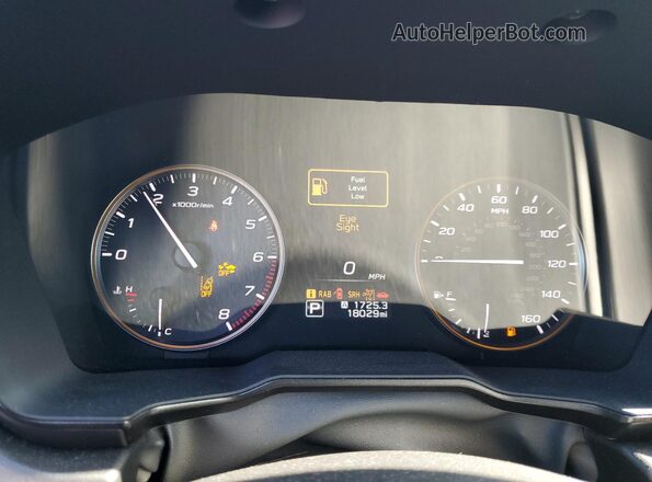 4S4BTGUD3R3237773 2024 SUBARU OUTBACK Black Вид щитка приладів