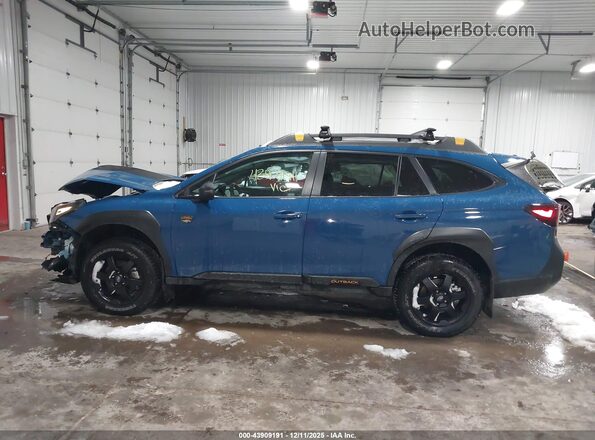 4S4BTGUD8R3245576 2024 SUBARU OUTBACK Синий Панорамный вид салона 360°