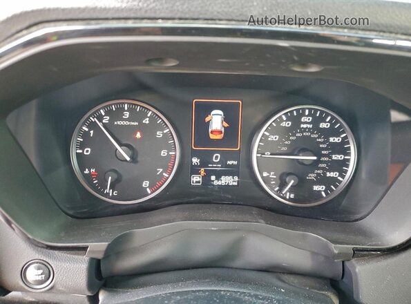 4S4WMAADXR3402900 2024 SUBARU ASCENT White ხელსაწყოთა პანელის ხედი