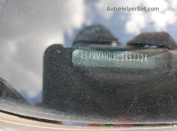 4S4WMAHD9L3457724 2020 SUBARU ASCENT Black ძრავის განყოფილების ხედი