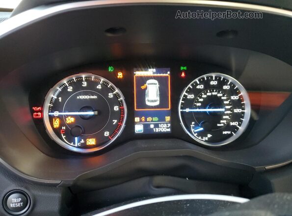 4S4WMALD3N3440945 2022 SUBARU ASCENT Blue Widok zestawu wskaźników