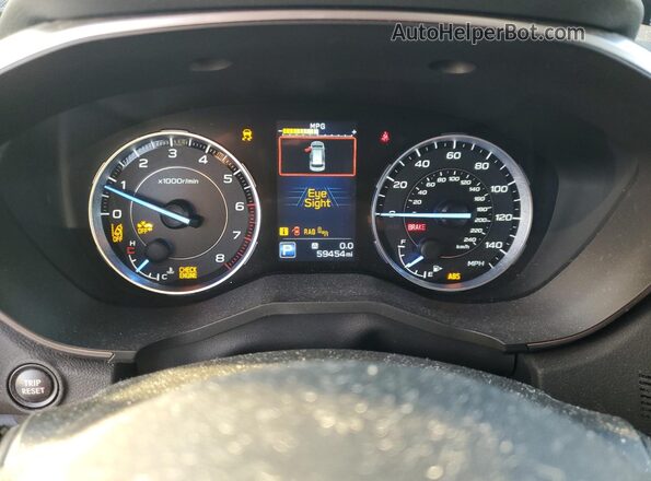 4S4WMALD4L3478424 2020 SUBARU ASCENT Silver ხელსაწყოთა პანელის ხედი