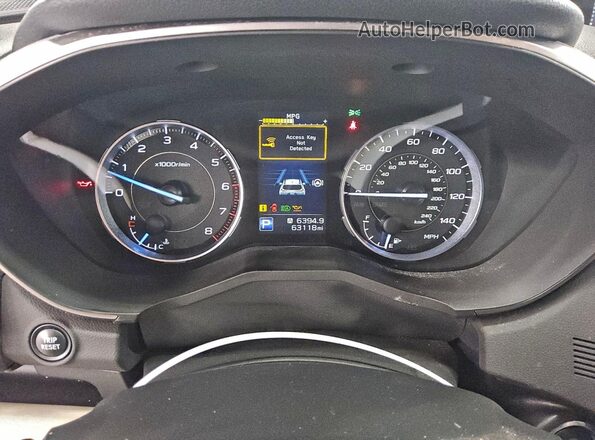 4S4WMAMD1N3415282 2022 SUBARU ASCENT Белый Вид щитка приборов