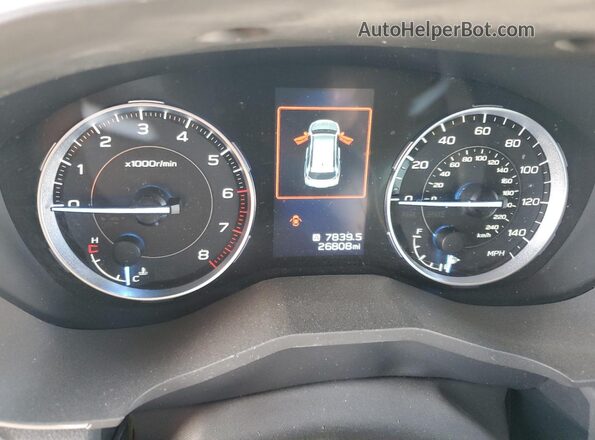 4S4WMAPD8N3449201 2022 SUBARU ASCENT Green ხელსაწყოთა პანელის ხედი
