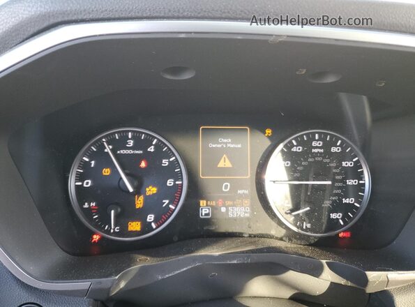 4S4WMAPD9S3411004 2025 SUBARU ASCENT White ხელსაწყოთა პანელის ხედი
