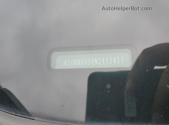 4S4WMARD6N3452451 2022 SUBARU ASCENT Белый Вид наклейки с VIN-кодом