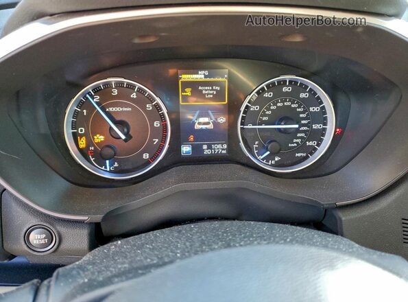 4S4WMARD9N3452668 2022 SUBARU ASCENT White Vista del cuadro de instrumentos