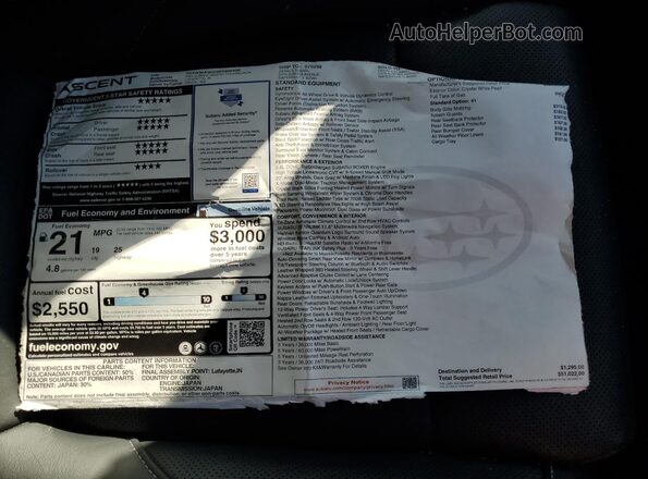 4S4WMAWD3R3409468 2024 SUBARU ASCENT White 