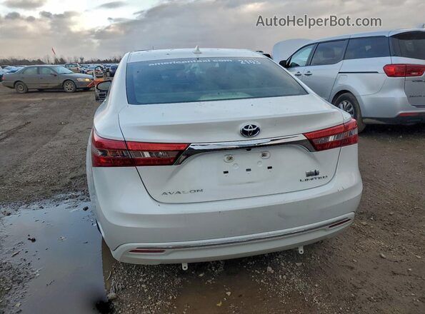 4T1BD1EB3GU055179 2016 TOYOTA AVALON White უკანა ხედი
