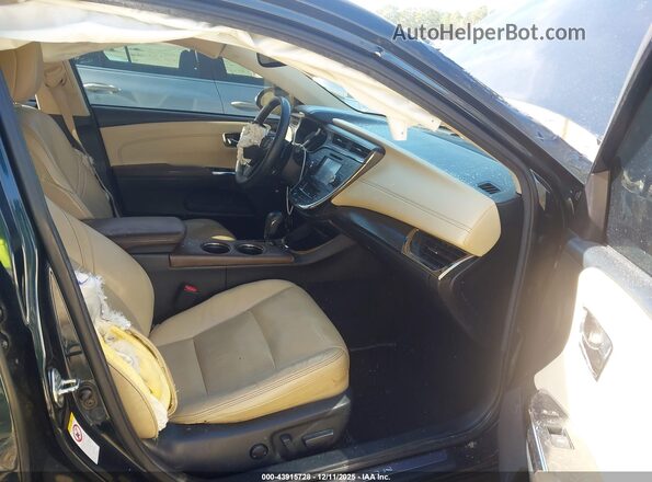4T1BK1EB2GU205949 2016 TOYOTA LIMITED Black Widok wnętrza z przodu