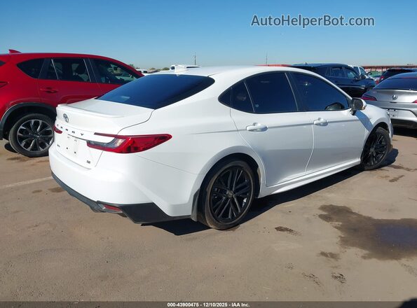 4T1DAACK0SU020614 2025 TOYOTA CAMRY Белый Задняя правая четверть