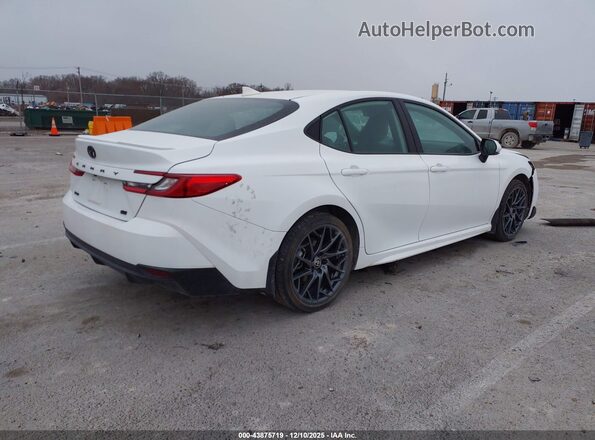4T1DAACK0SU566653 2025 TOYOTA CAMRY White Задня права чверть