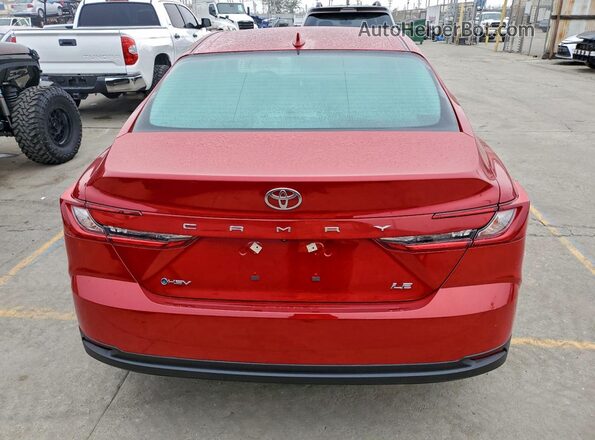 4T1DAACK2SU108807 2025 TOYOTA CAMRY Red Vista trasera