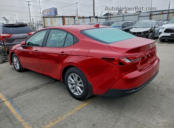 4T1DAACK2SU108807 2025 TOYOTA CAMRY Red Trasero izquierdo