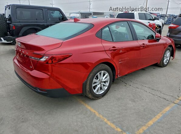 4T1DAACK2SU108807 2025 TOYOTA CAMRY Red Trasero derecho