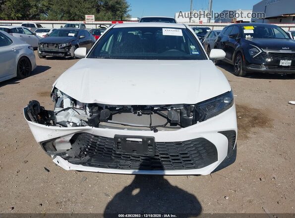 4T1DAACKXSU135916 2025 TOYOTA CAMRY White Instrument cluster view
