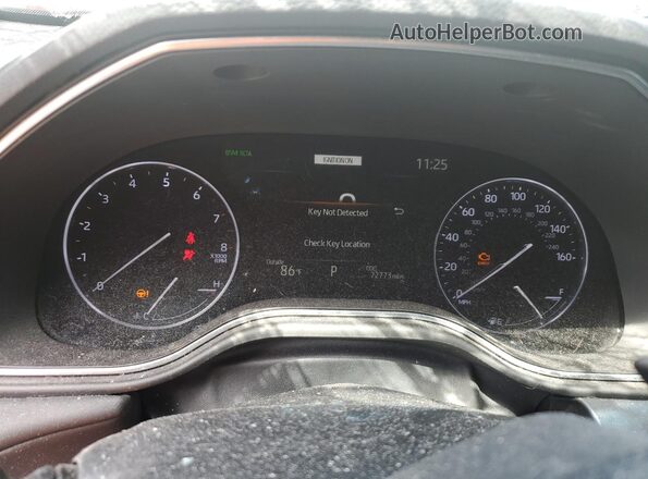 4T1FZ1FB8MU066529 2021 TOYOTA AVALON White Widok zestawu wskaźników