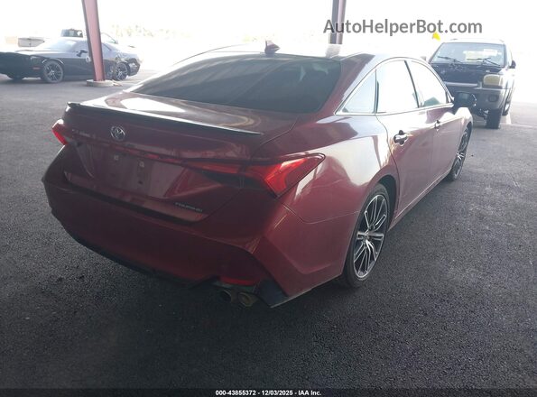 4T1HZ1FB2LU042315 2020 TOYOTA AVALON Red Задня права чверть